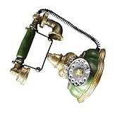 Vecchio telefono vintage: aspetto splendido, dettagli eccezionali, pieno di stile retrò, design speciale per l'arredamento della tua casa, telefono fisso retrò
