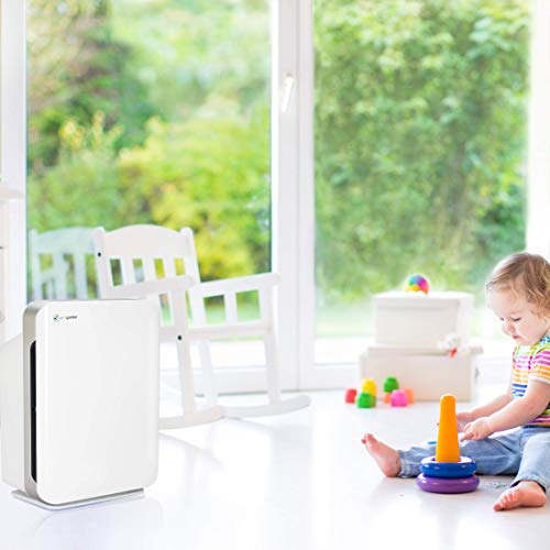 Germ Guardian Air Purifier, High CADR True HEPA Filter, Large Rooms to 338 sq ft, UV Light Sanitizer Eliminates Germs, Filters Allergies, Pollen, Smoke, Dust, Pet Dander, Mold, Odors, Quiet AC5900W - Thumbnail 4