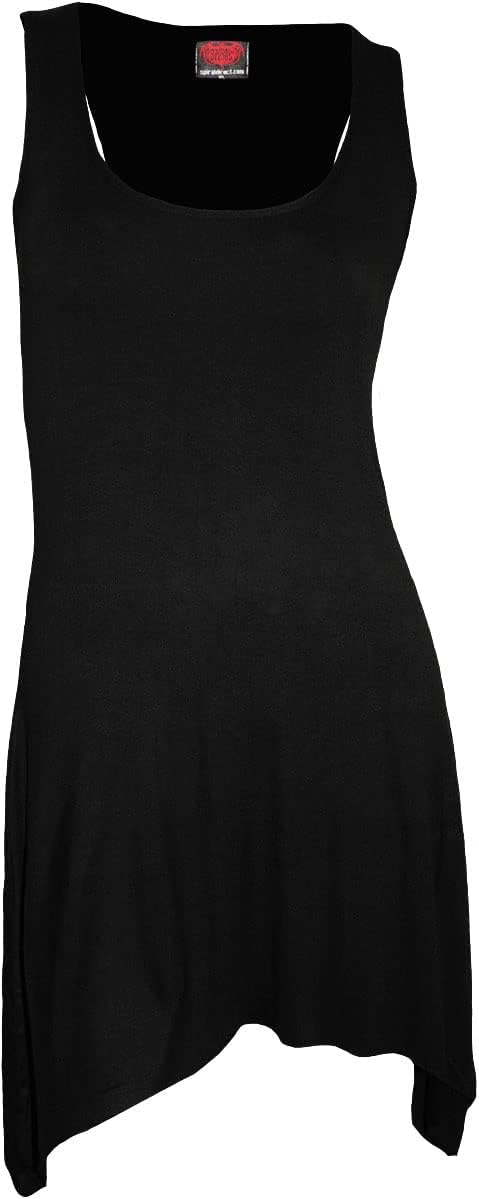 Gothic Elegance - Goth Bottom Camisole Dress Black