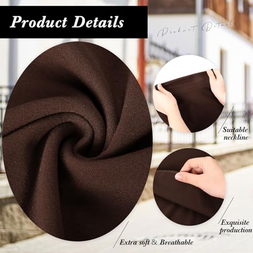 Image of Cutecrop Turtleneck Dickey Extra Large Fake Collar Detachable Dickey Collar Half Mock Turtleneck for Men Women