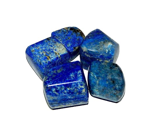 Lapis Lazuli véritable en lot de 5 pierres pour retrouver la sérénité et l'ancrage intérieur