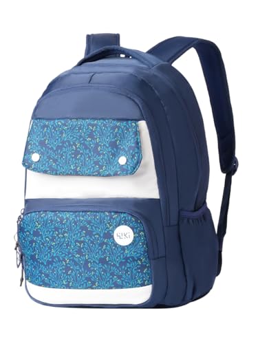 Image of Wildcraft Wiki 28 Backpack For Boys & Girls | 18 Inch- 28 Ltr and Two Compartments with Padded Shoulders, Bottle Holder, Key Chain | Best for Books,Stationery,Lunch Box & Essentials