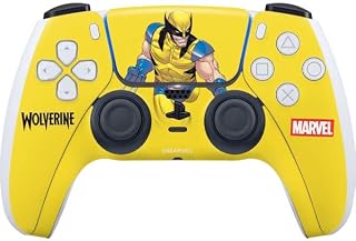 Skinit Decal Gaming Skin Compatible with PS5 Controller - Officially Licensed Marvel X-Men The Wolverine Design