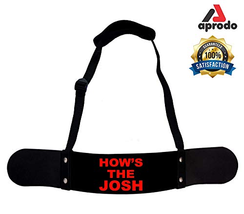 Image of Aprodo Gym Fitness Combo (Arm Blaster with Grey Weight Lifting Strap) (Hows The Josh Red & Grey WLS)