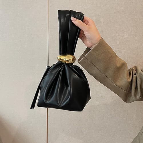 Bolso de mano pequeño Farcauo Burgundy para mujer miniatura 7