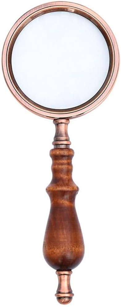 Retro Collection Gift Reading Magnifying Glass Handheld Optical Glass Magnifying Glass