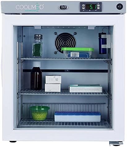 CoolMed Medical Pharmacy Fridge 29L, Glass Door, Lockable, CMG29