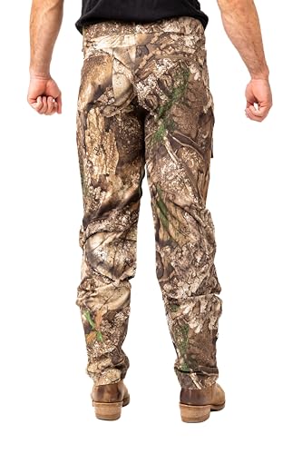 Realtree Men's 5-Pocket Camo Hunting Pant Slim Fit - Reinforced Knees, Water-Resistant, Breathable Ripstop Fabric4