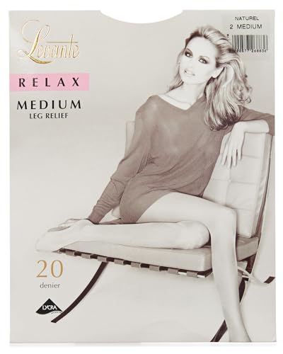 Image of Levante Fit & Shape Relax 20 Denier Satin Matte Pantyhose