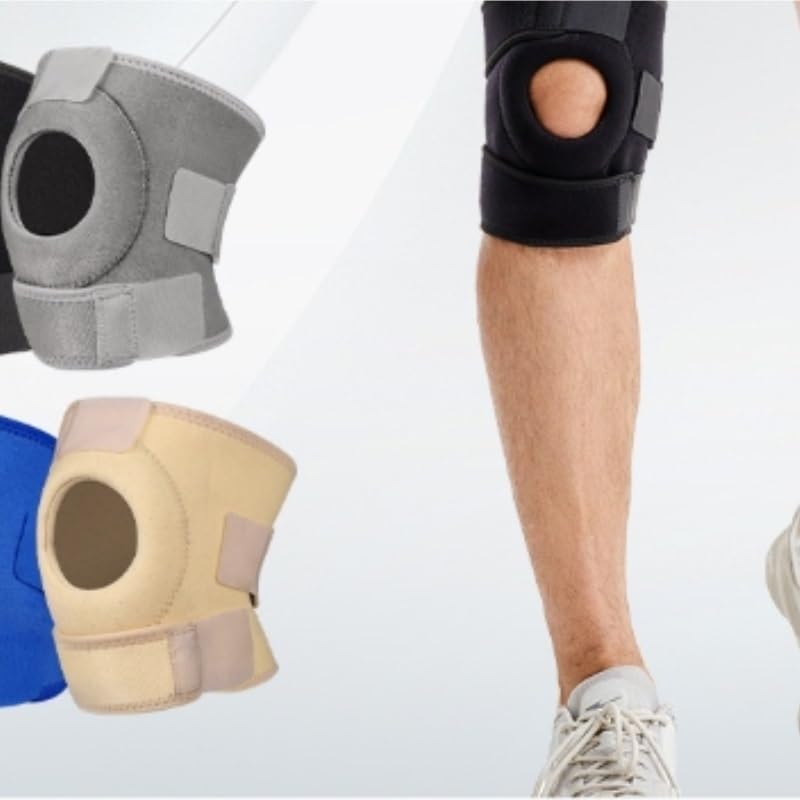 Exercise, Protection Sports Knee Pads Men's Knees Mountaineering Meniscus Protection Women's Belt Equipment for Fitness, Cycling, Running, Playing Football