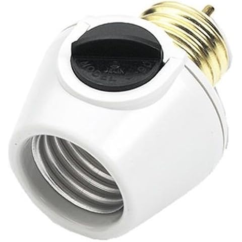 Westek 6009B 100W Full Range Lamp Socket Manual White Dimmer Cover