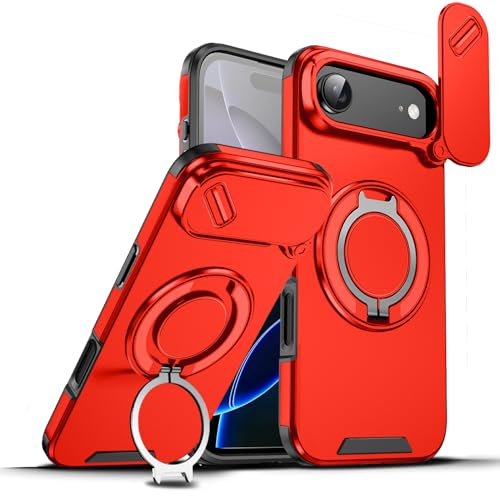 Protection iPhone 17 Air antichoc compatible MagSafe avec béquille et anneau Dteck