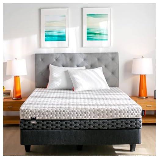 Layla 10” Copper Infused Memory Foam Mattress, Flippable One Side Soft - Other Side Medium Firm, 2 Free Memory Foam Pillows (Queen)