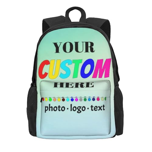 Personalized Backpack Custom Bag With Design Your Text Photo Logo Large-capacity Casual Travel Laptop Bag Backpacks