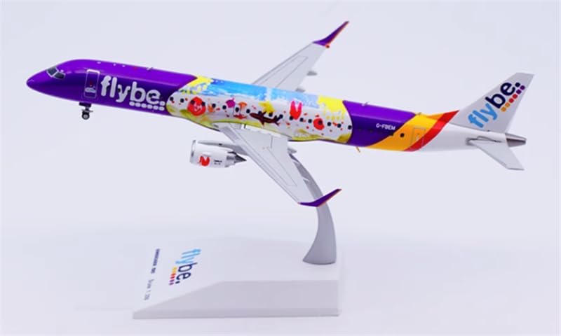 ACE HOBBY for JC Wings for flybe for EMBRAER ERJ-190 G-FBEM 1:200 Aircraft Pre-Built Model