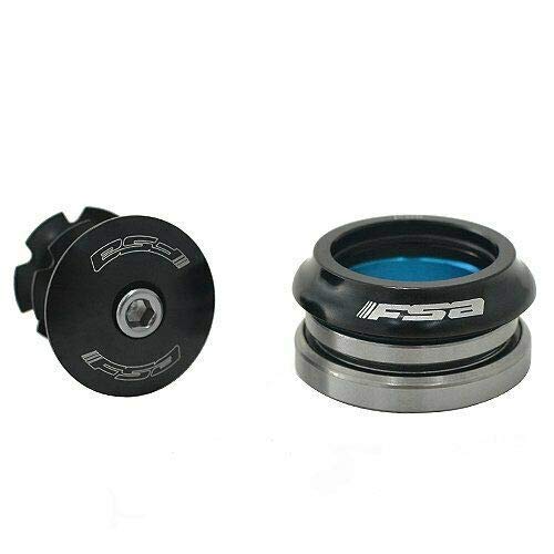 FSA No.54 Overdrive 1-1/4" Integrated Headset Black and Silver #XTE1715