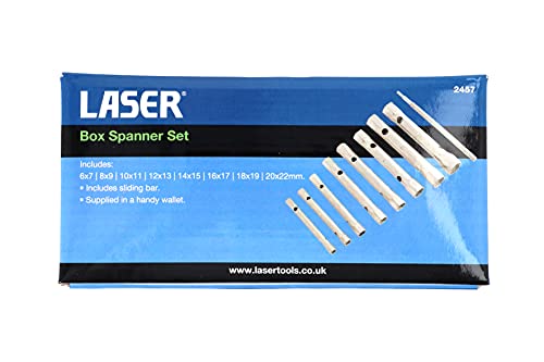 Clés à douilles MM Laser 2457 avec support compact pour serrer efficacement sans effort - 2