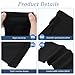 Arm Cast Cover, 4PCS Elastic Fingerless Arm Cast Removable Cast Covers Protector Arm Sleeve 11 In Washable Arm Wrist Elbow Protection Cast Wound Scratcher Covers Sleeve for Arm Bath Shower, Black+Blue
