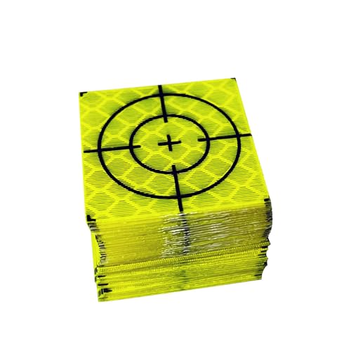 JIEYUEXIN 100PCS 30MM Reflector Targets for Total Stations