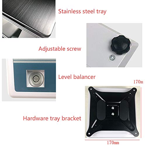 ZH-VBC High Precision Digital Accurate Analytical Electronic Balance 3 kg/5 kg/6 kg/7.5 kg /10 kg X 0,1 g Balance Lab Scale Laboratory Industrial Weighing with Calibration Weight,5kg/0.1g