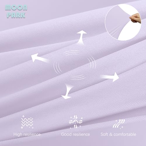Image of MOON PARK Pregnancy Pillows for Sleeping - U Shaped Full Body Maternity Pillow with Removable Cover - Support for Back, Legs, Belly, HIPS - 65 Inch - Purple - Cooling Cover