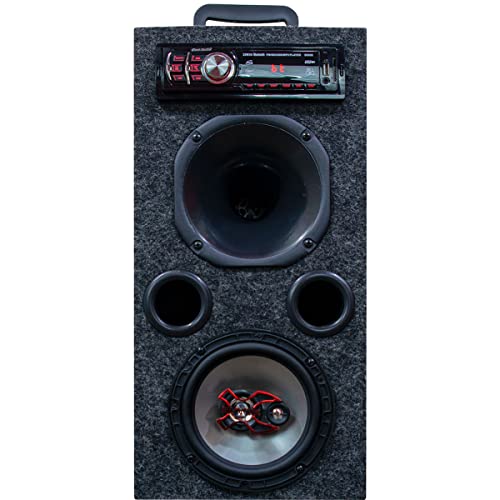 Caixa Som Bob Residencial Corujinha Corneta Ativa Bluetooth