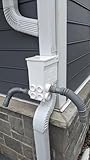 Best Downspout Diverter Rainwater Harvesting & Collection, Self-Flushing, Prevents Clogs, Fits 2-5/8 x 2-5/8, 2×3, 3x3, 3×4, up to 5x5 & Round Downspouts.