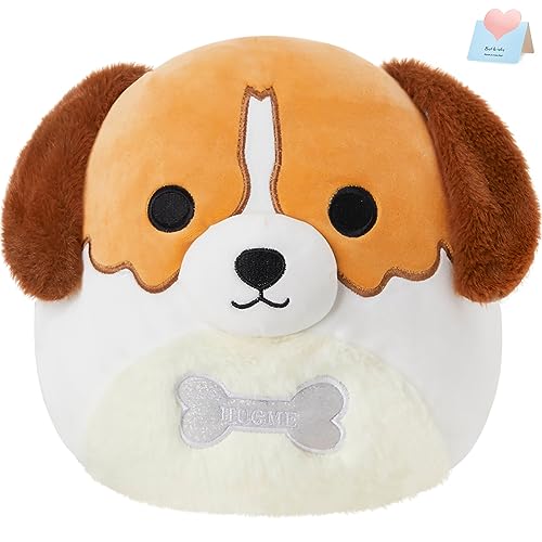 Image of Plush Stuffed Animals Pillow Dog Cute Soft Puppy 10in
