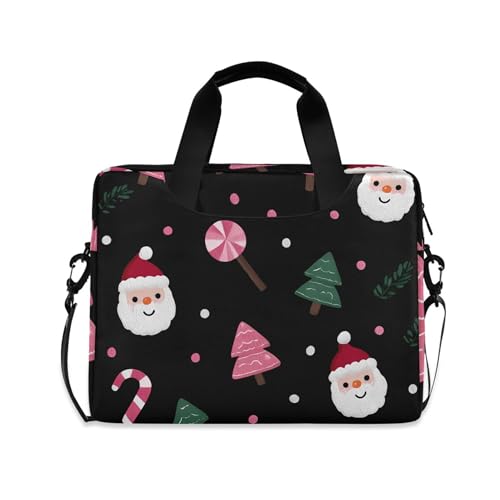 Maletín para laptop con diseño Santa Claus 13-15.6 pulg miniatura 1