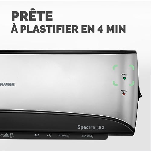Fellowes Spectra A3 Laminator A4, dla Początkujących, do 80-125 Mikronów, Format do A4, do Domu/Biura Domowego