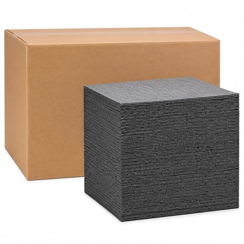 Oil Absorbent Pads 200 Pcs 13.5 x 17.5 in Gray