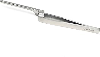 A2Z Scilab Dental Articulating Paper Forceps - Stainless Steel Articulationg Paper Handling Holding Forceps Tweezers with Long Serrated Jaws - Dental & Surgical Instruments - 6 Inch (Straight Tips)