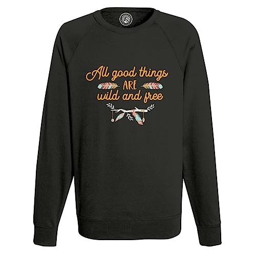Sweat Shirt Homme All Good Things Contre le Froid Pull Confort Nature Quote