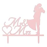 🍰 HOCHZEITSTORTE: Dieser tolle Cake Topper von DEKOWEAR macht Ihre Hochzeitstorte besonders schick! Der Schriftzug 