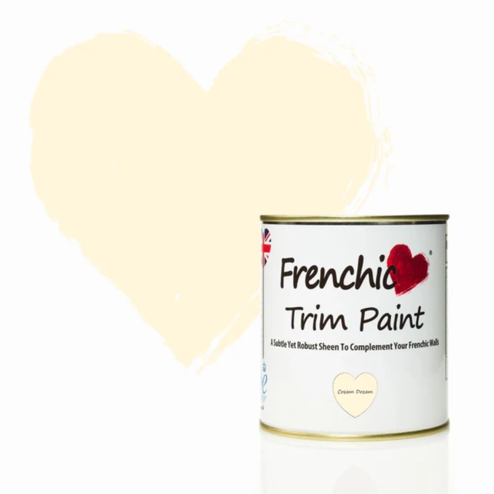 Frenchic Light And Captivating Cream With Cooler Notes Cream Dream Trim Paint With A Satin Sheen Finish - 500Ml