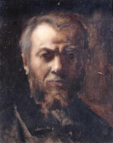 Peinture Moderne Jean-Jacques Henner Toile Premium d'Artiste Couronné 60x90cm