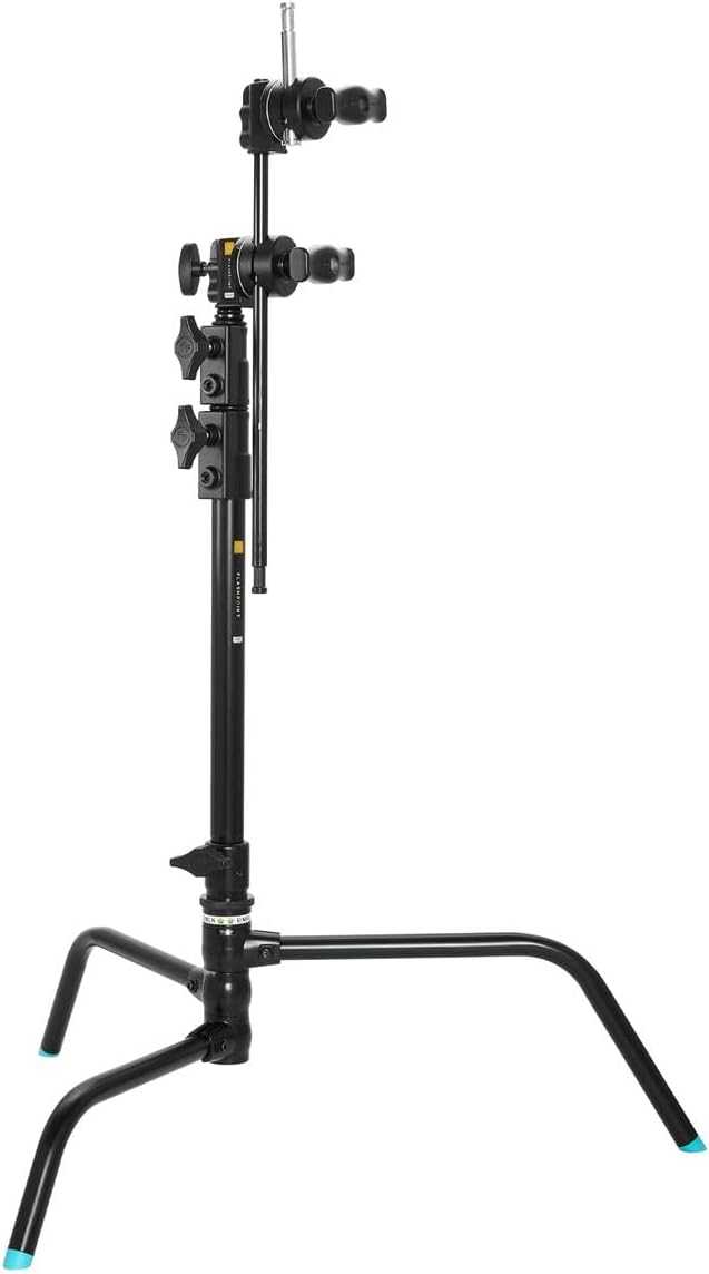 Flashpoint 20" Quick Release Turtle Base C-Stand Kit with 2.5" Grip Head & 20" Grip Arm (Black)