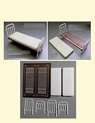 Dan Models 35288-1/35 Bed and Mattress Set No. 2 pcs. 2 beds and 2 mattresses