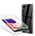Produktbild CHIMUCO Hülle für Samsung Galaxy A22 5G Handyhülle 360 Grad, Transparent Full Schutz Kratzfest Dünn Durchsichtige Case Silikon Schutzhülle, Hart PC Zurück + Weich TPU Vorderseite