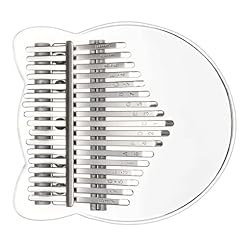 Kalimba transparent, 17 touches, avec sac de transport, autocollant pour notes de musique, marteau d’accordage, chiffon… - Les Beatles, Paul McCartney, John Lennon, RIngo Starr, George Harrison Kalimba transparent, 17 touches, avec sac de transport, autocollant pour notes de musique, marteau d'accordage, chiffon… – Image 7