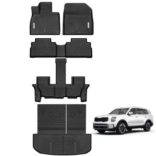 Image of YITAMOTOR Floor Mats for Kia Telluride 2025-2020 7 /8 Seater All Weather