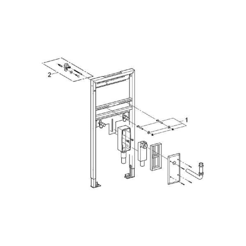 Grohe Rapid SL Element umywalki z ukrytym syfonem