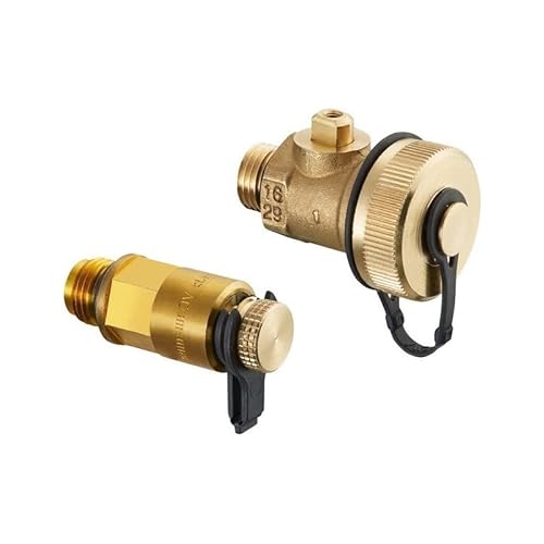 Oventrop Anschluss-Set 3 1 Messventil G 1/4, 1 F+E Kugelhahn G 1/4