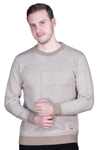 Image of GODFREY Full Sleeve Woolen Sweater for Man Winter Wear - Round Neck Pullover Regular Fit