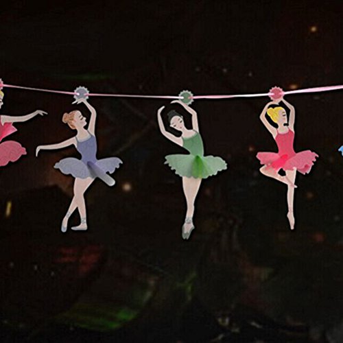 OULII Balletto ragazze ballerina Banner carta