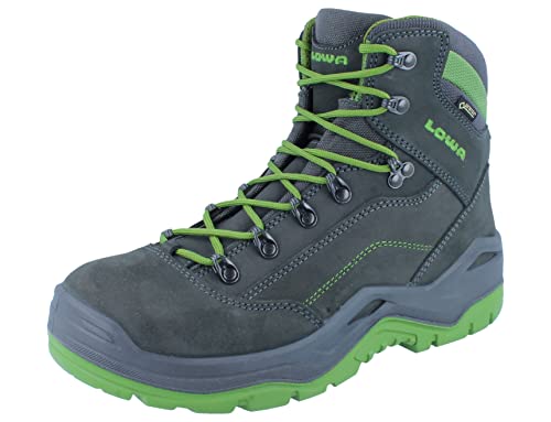 LOWA Renegade Work GTX Mid S3, Farbe:schwarz/grün, Schuhgröße:43 (UK 8.5)