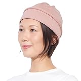 CHARM ニットキャップ 男女兼用 綿100% ミニフィッシャーマンビーニーハット, ピンク, One Size