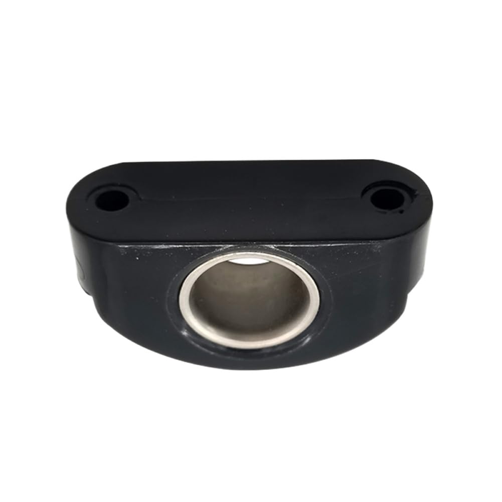 Passacavo per barca marina Bullseyes in nylon nero 12 mm 1/2 pollice INSERTO IN ACCIAIO INOSSIDABILE Puleggia 8 pezzi