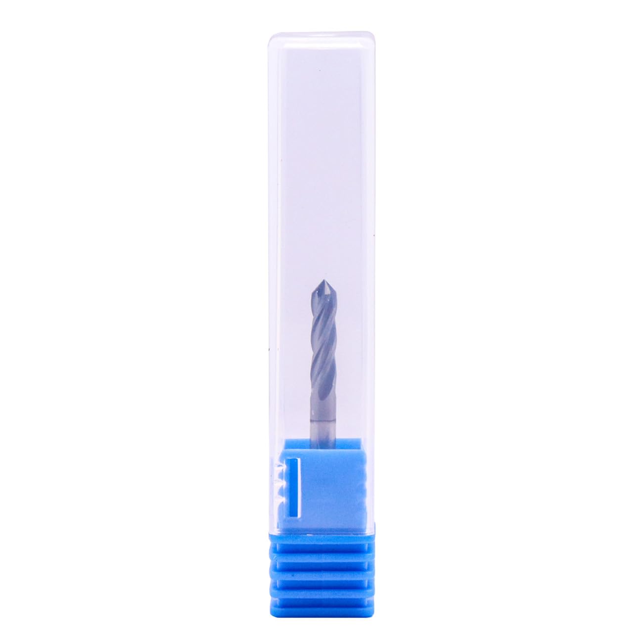 Solid Carbide Drill Mill Set(5Pc, 1/8in), AlTiN Coated, 4 Flute, 90° Included Angle, 1/8" Cutting Dia, 1/8" Shank Dia, 1/2" LOC, 1-1/2" OAL For Milling Alloy Steel, Hardened Steel, Iron, Copper