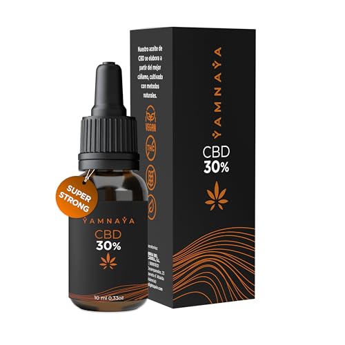 YamnaYa - Aceite CBD 30% (Super Strong) 3000mg CBD Puro – 10ml de Gotas de Cannabidiol PREMIUM - 0% THC (10ml, 30%)